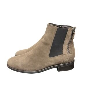 Ara Tan Chelsea Ankle‎ Boots with Suede Finish Size 7